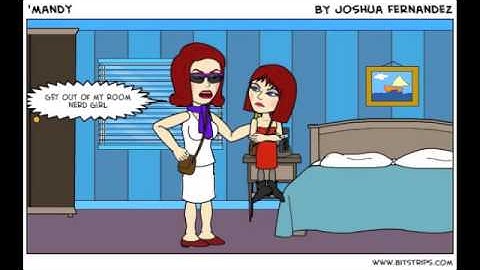 mandy in bitstrip form