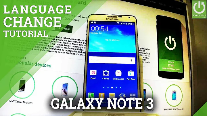 How to Change Language in SAMSUNG N900 Galaxy Note 3