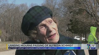 Lansing mourns passing of Alfreda Schmidt