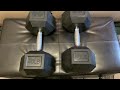 BalanceFrom Rubber Encased Hex Dumbbells Review &amp; Shipping Experience