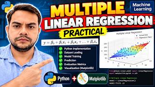 Multiple Linear Regression Practical (in Hindi) | Step-by-Step Implementation