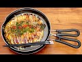 【練習編】広島お好み焼きを両面フライパンで作る。簡単失敗なしレシピを目指す。 今回はそば無し。Hiroshima Okonomiyaki Japanese cuisine
