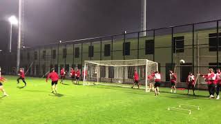 Samsunspor U19 Team Funny Soccer Football Training Warm Up