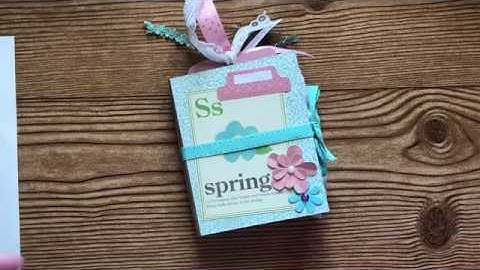Project share: Spring themed mini album & loaded envelope