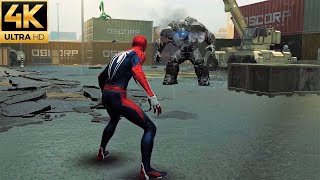Spider-Man Remastered PC - Rhino & Scorpion Boss Fight (4K 60FPS)