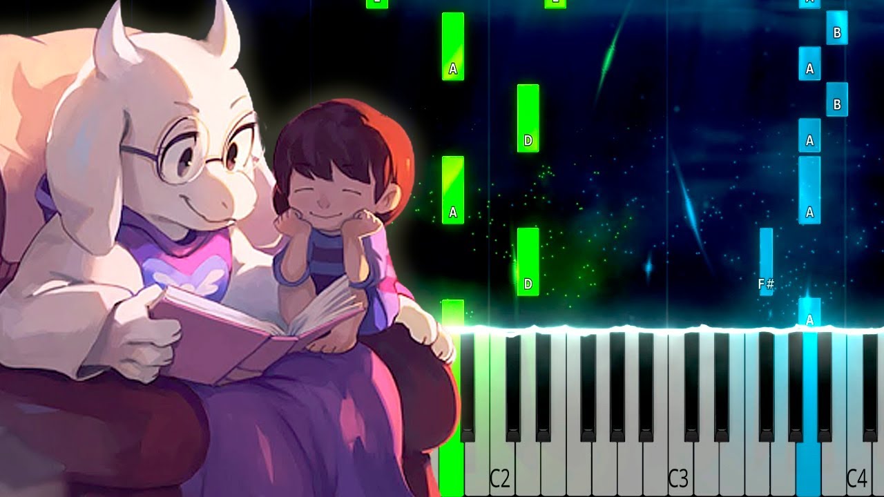 Undertale Home PIANO SHEET MUSIC + MIDI 🎹 YouTube