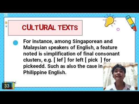 UNIT 4, EXPLORING THE TEXTS REFLECTING DIFFERENT CULTURES (Cultural text)