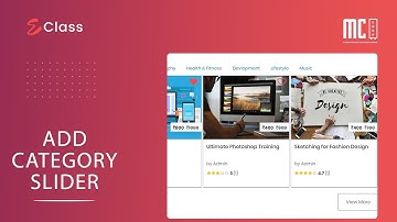 How to Category Slider in eClass - Learning Management System