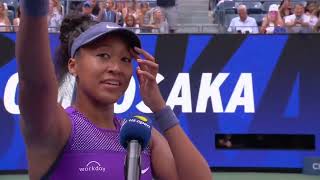 Naomi Osaka Speech At Us Open Quarterifinals