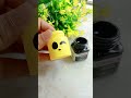 Makeover of empty acrylic colour tube #emoji# painting 💛❤️💛