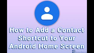 How to Add a Contact Shortcut to Your Android Home Screen screenshot 5