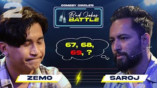 Bad Jokes Battle | Zemo Vs Saroj | Season 1 | Episode 2 | Comedy Circle