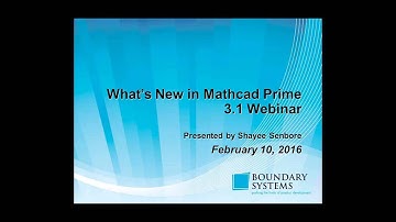 What s New in Mathcad 3 1