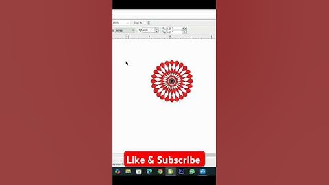 Coreldraw Tutorial | How to Make flower design 🏵️ corel draw designs #coreldrawx5