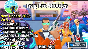 Frag Pro Shooter Mod Menu Apk v4.5.2 | Unlimited Money & Unlock All Characters