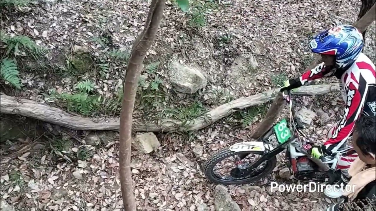 とうとう70歳のトライアル日記自然の中のトライアルむづかしいけどたのしかったあ