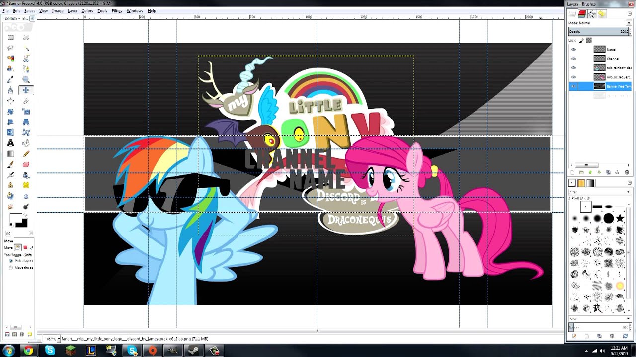 my little pony youtube one channel art youtube