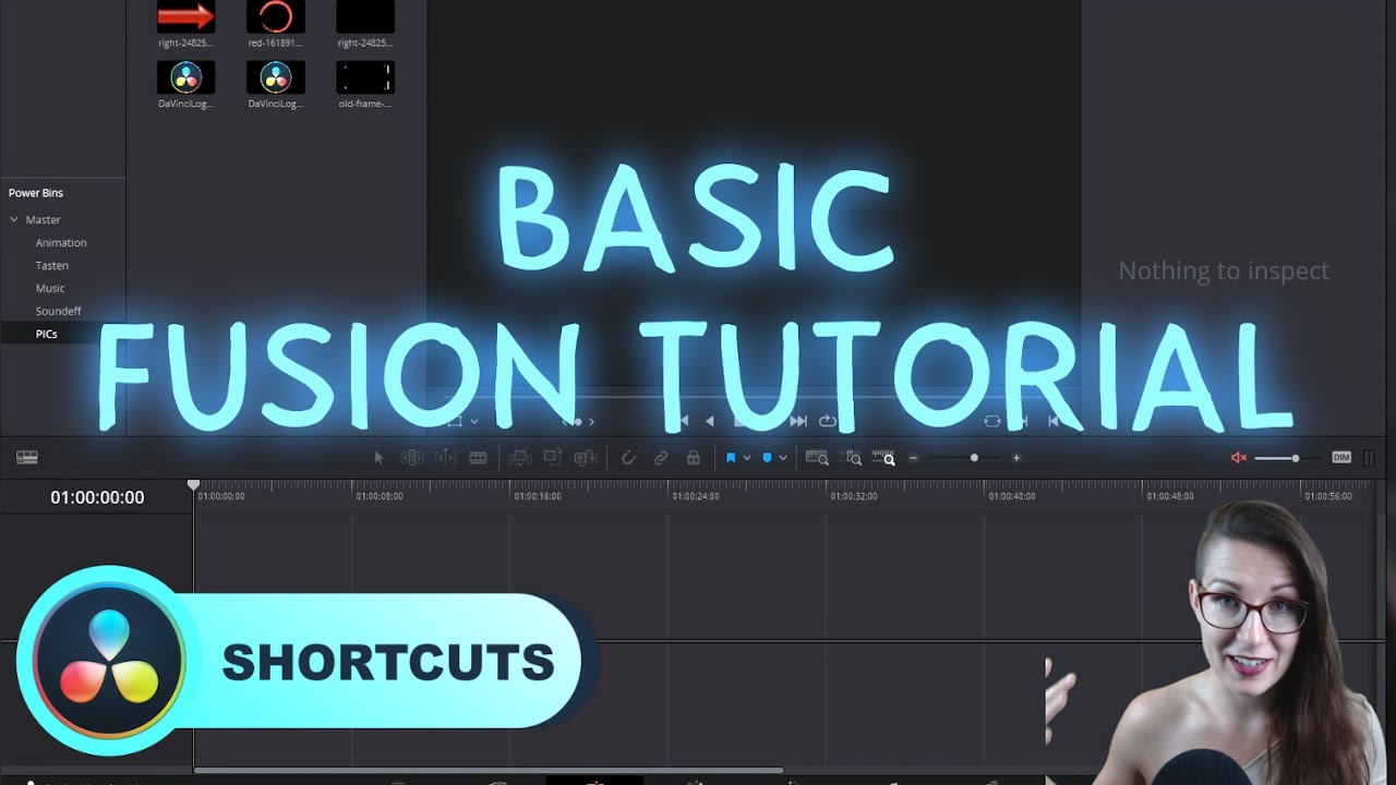 Basic fusion davinci resolve 16 tutorial grundlagen deutsch youtube
