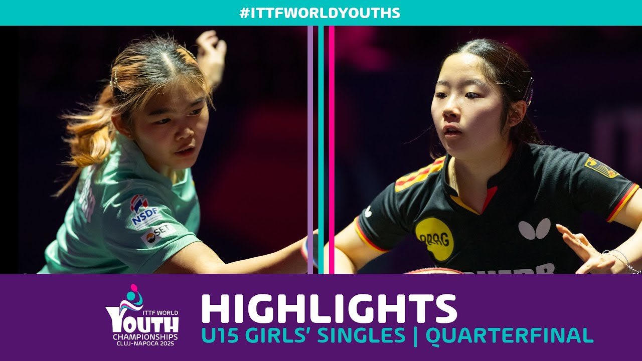 Kulapassr Vijitviriyagul vs Koharu Itagaki | U15 GS - QF | #ITTFWorldYouths 2025