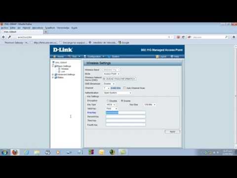 CONFIGURACION AP D-LINK DWL 3200