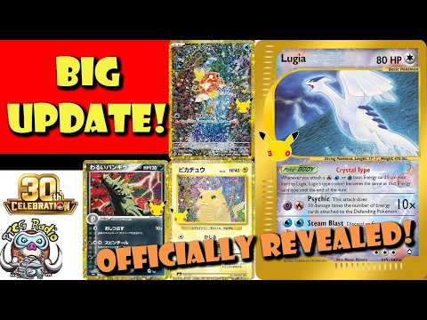 Stunning New Cards Officially Revealed from 30th Celebration Classic Collection! (Pokemon TCG News)