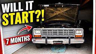 1984 Dodge D150 First Start in 7 Months