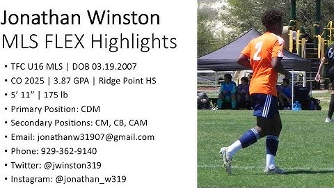 Jonathan Winston MLS FLEX 2023 Highlights