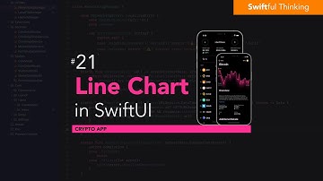Create a custom line chart to display historical price data | SwiftUI Crypto App #21
