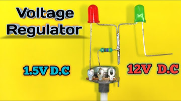 Make a voltage regulator using only 5mm LED,  No IC, MOSFET & Transistor Required, DC Regulator