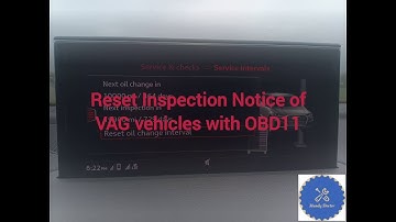 How to reset inspection notice of VAG cars with OBDEleven, VW, Audi, Skoda, Seat, Cupra, OBD11