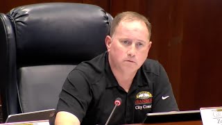 Granbury City Council, Oct  21, 2025: Zeb Ullom asks about Jail Expansion timing