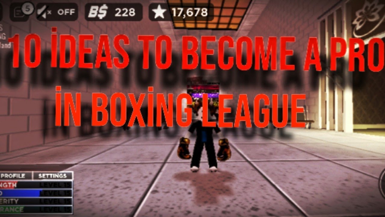 10 ideas to a pro in boxing league YouTube