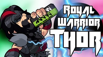 Royal Warrior Thor (Battle Pass 3 New Skin) • Brawlhalla 1v1 Gameplay