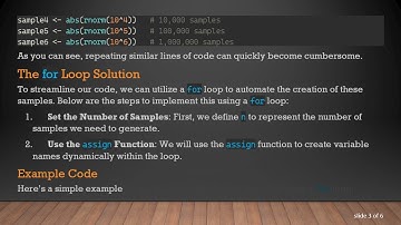 Simplifying Your R Code: Using for Loops and Lists Efficiently
