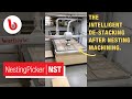 Barbaric NST Nesting Picker // Automatic unloading of parts after CNC machining
