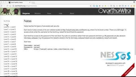 OverTheWire Natas Level 0 - Simple View Page Source