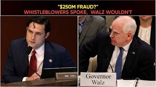 Brandon Gill Presses Tim Walz on $250 Million Fraud — I Can't Speak to That