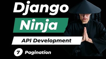 Django Ninja Tutorial #7 | How to implement pagination  | Build an ecommerce REST API