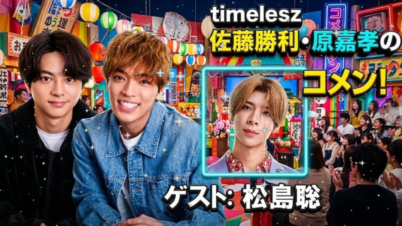 ❤️💚【神回】佐藤勝利＆松島聡×原嘉孝！timeleszとマブダチの新年会ラジオ🎍 聡ちゃんの天然炸裂に勝利＆原が大爆笑ww【レコメン！】