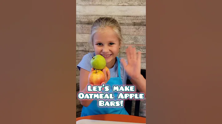 🍎 Apple Oatmeal Bars Recipe for Kids | Healthy Snack Recipes for Kids | Kids Cooking Recipes 🍎