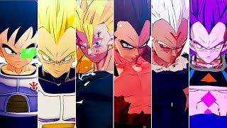 Dragon Ball Z: Kakarot Mods - New Vegeta All Transformations "Ultra Ego" & Ultimate Attacks