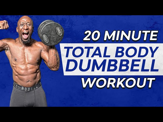 20 Minute Total Body Muscle Workout  - Dumbbell Circuit - Build Muscle and Burn Fat