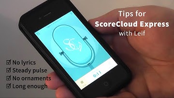 Tips for ScoreCloud Express with Leif