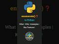 📈 Python Enumerate Function | Enumerate Function in Python  #python #coding #shorts #short #trending