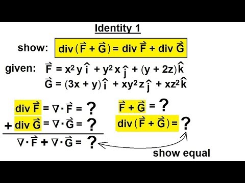 Calculus 3 Divergence And Curl 25 Of 50 Identity 1 Div F G