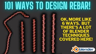 Famous What is the Best Way to Create Rebar in Blender? Profile