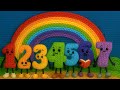 Rainbow Numbers Song 🌈 1 to 7 Colors &amp; Personalities | Calm Learning. Nursery Rhymes. KID Ventura TV