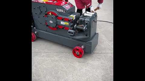 Steel bar cutting equipment- Good tools and machinery make work easy