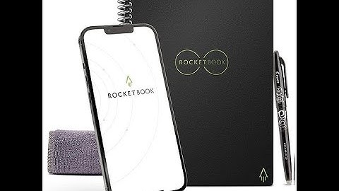 Introducing Rocketbook Core the reusable notebook.
