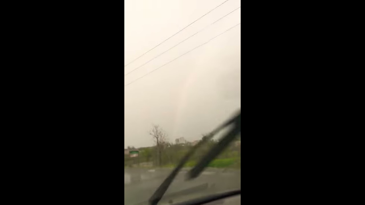 Traveling While Enjoying Rain And Rainbow Two Of The Many Blessings God